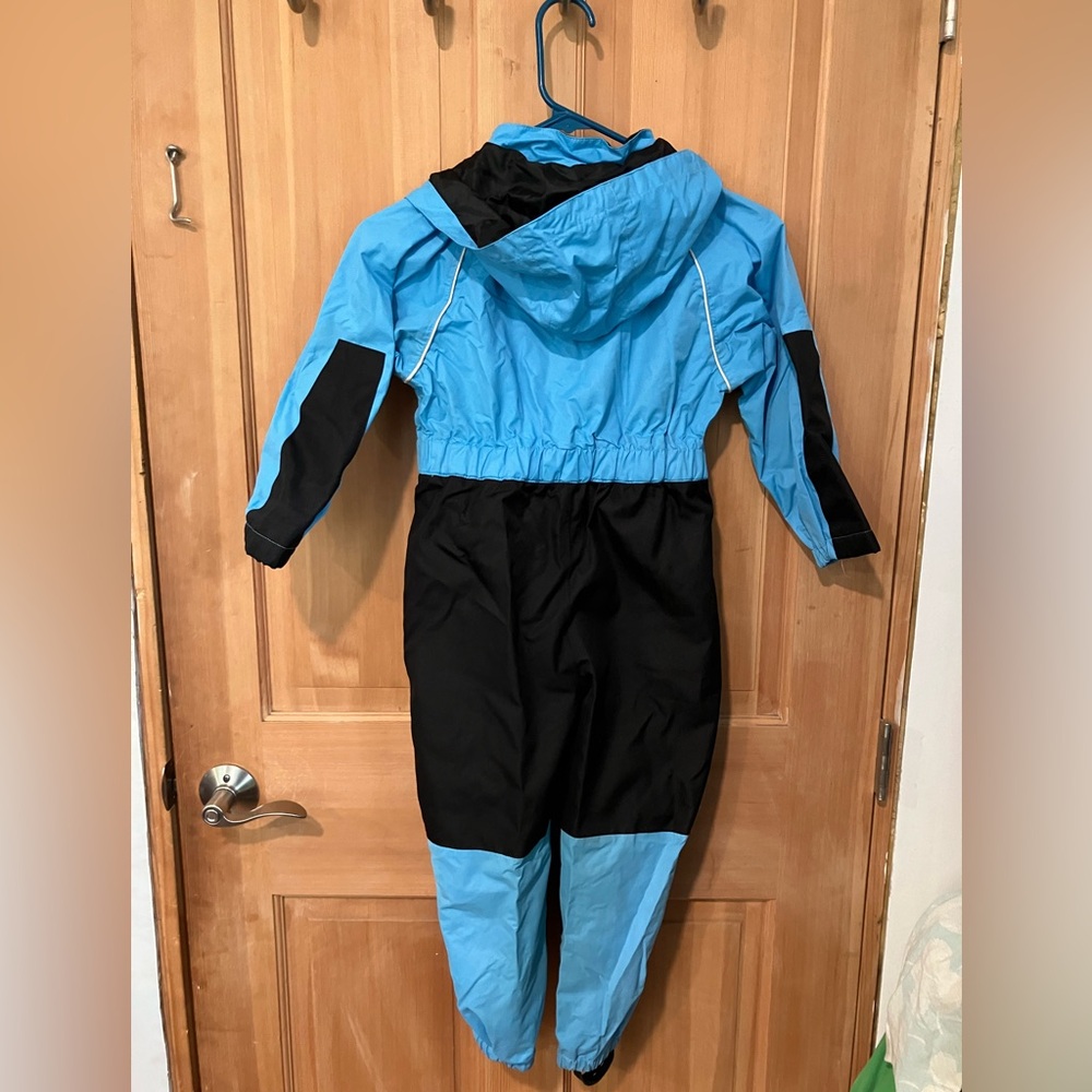 Oaki One-piece Rain/Trail Suit, Blue, Size 4T